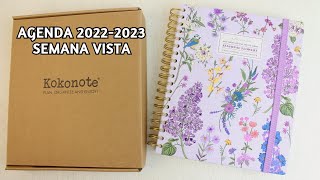 Review AGENDA Bigsize ErikStore  Agenda semana vista 20222023 [upl. by Eleen]