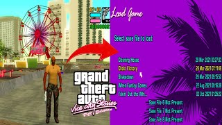 GTA Vice City Stories All Missions Save Game  How To SkipComplete Missions In GTA VCS [upl. by Llirrem]