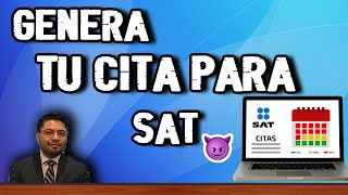 ¿Cómo sacar una cita para el SAT FIRMA ELECTRONICA [upl. by Eirrek]