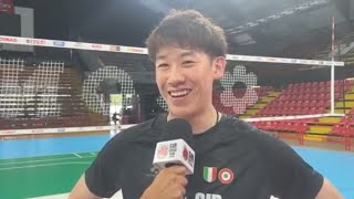 Yuki Ishikawa le prime parole con la maglia del Perugia [upl. by Iggem]