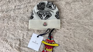 Moncler x Billionaire Boys Club Wool Jacquard Beanie Review  NFC CODE TAG [upl. by Eizzo]