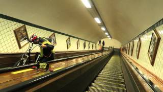 Antwerp Sint Anna Pedestrian Tunnel escalator [upl. by Pardo]