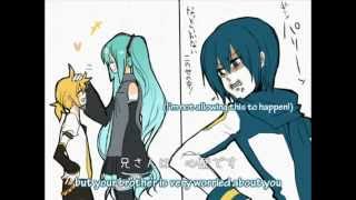 SAVE MIKU  KAITO Brother is worried English Submp4 [upl. by Sikras]