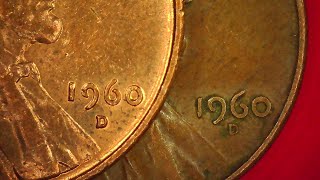 1960 D LARGE amp SMALL DATES PENNIES WORTH THOUSANDSCHECK YOUR JARSONE COULD BE IN IT [upl. by Gracie317]