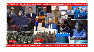 1211VERITE SUR RETRAITDE LARMEE RWANDAISEEXMINISTRE KABILA AUX ETATS GENERAUXDEPUTES A KAMPALA [upl. by Ahtnammas]