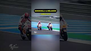 MotoGP ‼️ Simoncelli vs melandri simoncelli melandri jerezgp shorts short [upl. by Charmane378]