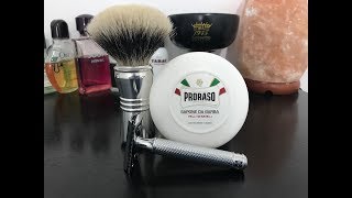 Proraso White Muhle R89 and Carnavis amp Richardson Brush [upl. by Acimahs]