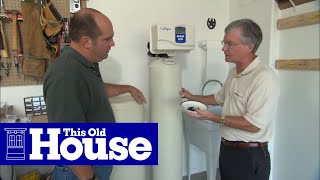 How to Install a Water Softener  This Old House [upl. by Alegnave439]