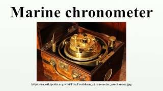 Marine chronometer [upl. by Leftwich]