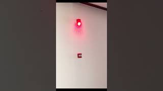 Ansorl fire alarm strobe sounder in test at site [upl. by Mag954]