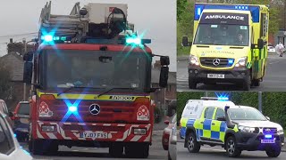 RARE Carlisle East ALP Responding  Cumbria Police and Ambulance Responding [upl. by Mieka]