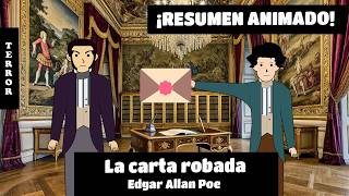 Resumen La carta robada Edgar Allan Poe audiolibro animado cuento animado [upl. by Carlson]