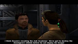 Star Wars  Jedi Knight II Jedi Outcast Walkthrough  Doomgiver Detention [upl. by Salohcin]