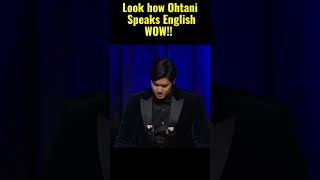 Shohei Ohtani Speaks English [upl. by Elawalo]