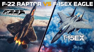 F22 Raptor Vs F15EX Eagle  Behind Enemy Lines  Digital Combat Simulator  DCS [upl. by Crompton698]