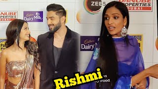 Aishwarya Khare Rohit Suchanti with Meara Mishra At Zee Rishtey Awards Nomination Party  Rishmi [upl. by Basso418]