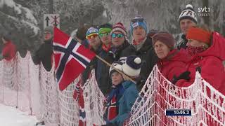 Längdskidor Världscupen Holmenkollen  30km Damer Klassisk [upl. by Odranoel]