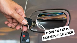 Car Door Lock Broken How to Fix a Jammed Car Lock [upl. by Chloette114]