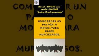 🦇MURCIÉLAGOS PAPEL MUY FÁCILES PARA HALLOWEEN murcielagoshalloween halloweenbat [upl. by Annawot]