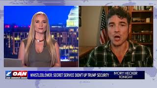 Ivory Hecker Tonight  Who Is Dropping Security Around Trump  W Joe Kent 92524 [upl. by Llenaj378]