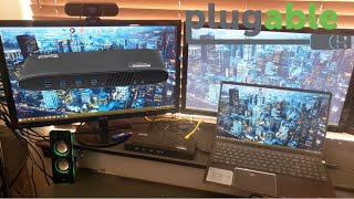 Plugable USB 30 Dual 4K Display Docking Station Review  Perfect Work From Home Docking Station [upl. by Alphard]