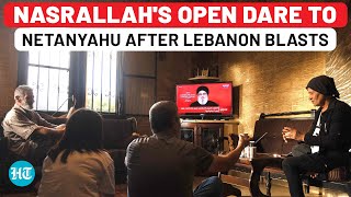 Nasrallahs Challenge To Netanyahu Gallant Over Lebanon Pager Blast Deaths  Israel [upl. by Ferwerda]