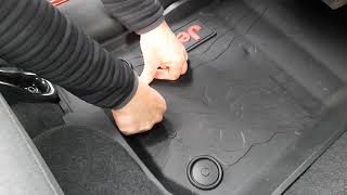 2021 Jeep Wrangler JL Islander Snazzberry All Weather Floor Mat install [upl. by Lorne]