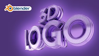 Blender  3D Logo from Vector File  Blender 33 [upl. by Cutler]