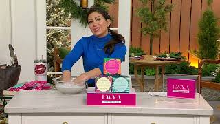 LWYA by Kim Gravel Body Wash and Polish Buffers 3pc Collection on QVC [upl. by Corey]