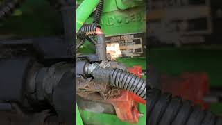 John Deere Tractor 5055E starter removal [upl. by Rahm]