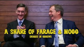 rees mogg and nigel farage get shares in GBNews [upl. by Aknaib107]