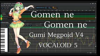 【VOCALOID 5】Gomen ne Gomen ne  Im Sorry Im Sorry  Gumi Megpoid V4 Requested cover [upl. by Rimidalb]