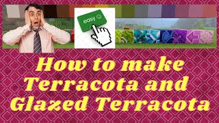 How to make Terracotta Glazed Terracotta UNDER 4 MINUTES 2022 [upl. by Enotna]