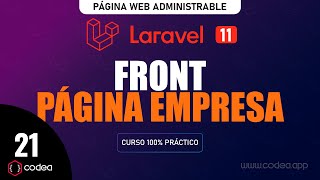 Implementación de la sección empresa en Laravel [upl. by Yot]