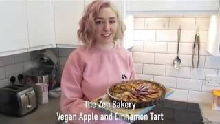 Vegan Apple and Cinnamon Tart  The Zen Bakery [upl. by Carlynne461]