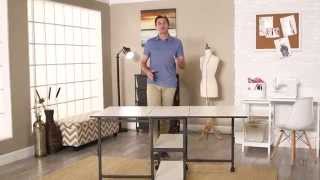 Sullivans Adjustable Home Hobby Table  Product Review Video [upl. by Marge695]