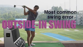 How to Fix OutsideIn Swing  Golf with Michele Low [upl. by Jenkins520]