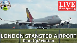 LIVE  London Stansted Airport  Plane Spotting Live  140924 [upl. by Etnod]