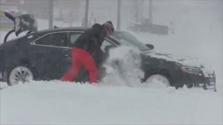 Frederick Maryland Historic Blizzard Jonas1232016 [upl. by Attevaj]