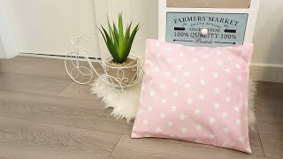 Pillowcase Sewing Tutorial  How to Sew a Pillowcase in a Very Simple Way [upl. by Reeher]