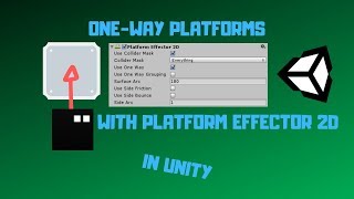 One Way Platforms  Platform Effector 2D  Easy Unity Tutorial [upl. by Garett]