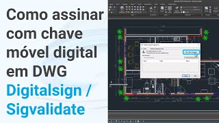 Como assinar projetos com chave móvel digital no GstarCAD [upl. by Enneillij886]