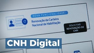 Detran Digital renovação da CNH [upl. by Auginahs]