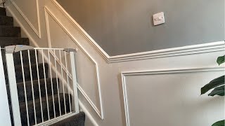 CREATING A WELCOMING ENTRANCE  DIY HALLWAY MAKEOVER  STAIR PANELLING [upl. by Lleddaw]