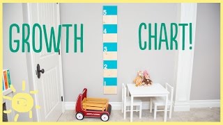 DIY  Growth Chart fun amp easy [upl. by Abbey]