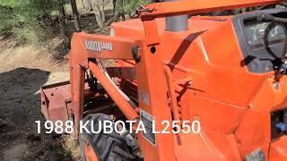 Kubota L2550 tractor winter slumber over Will it start [upl. by Attenaj]