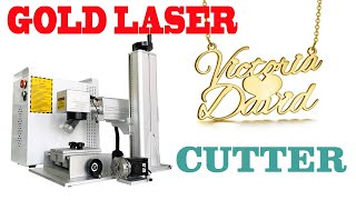 GOLD SILVER JEWELLERY LASER ENGRAVING CUTTING MACHINE Price  Laser Name nacklace making system [upl. by Barayon]