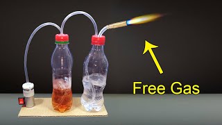 How To Make Free Gas With Water At Home  Science Experiment [upl. by Jorgenson23]