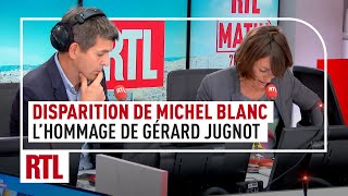 Disparition de Michel Blanc  lhommage de Gérard Jugnot [upl. by Barra96]