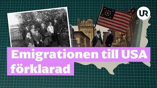 Hur påverkades Sverige av utvandringen till Amerika HISTORIA  Gymnasienivå [upl. by Pearla]